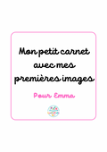 Mon petit carnet avec mes premières images